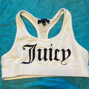 Juicy Couture White sports bra